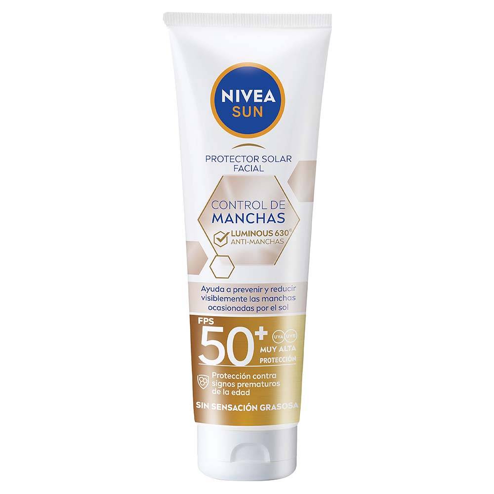 Nivea protector solar facial control de manchas fps 50+