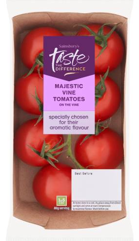 Sainsbury's Taste the Difference Majestic Vine Tomatoes (7 pack)