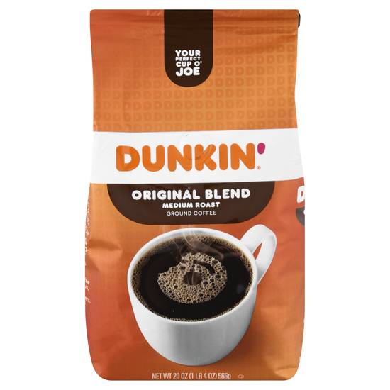Dunkin' Ground Medium Roast Original Blend Coffee (20 oz)