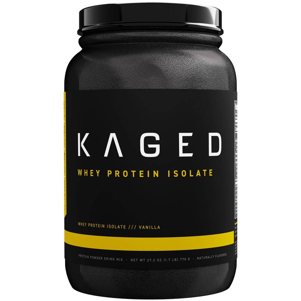 Kaged Whey Protein Isolate, Vanilla (27.2 oz)