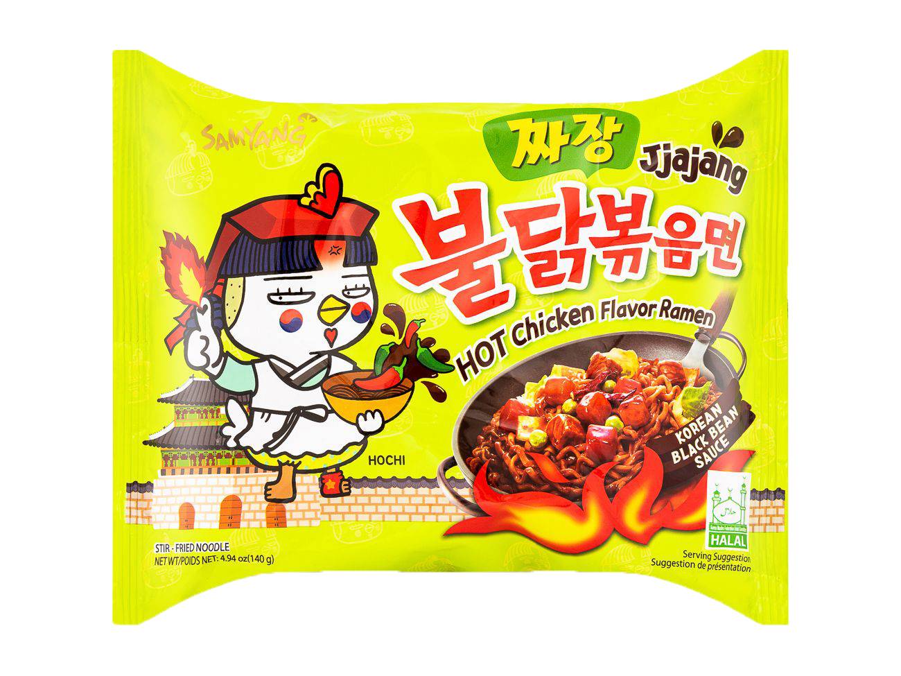 Samyang Hot Chicken Ramen Jjajang Noodles Bag