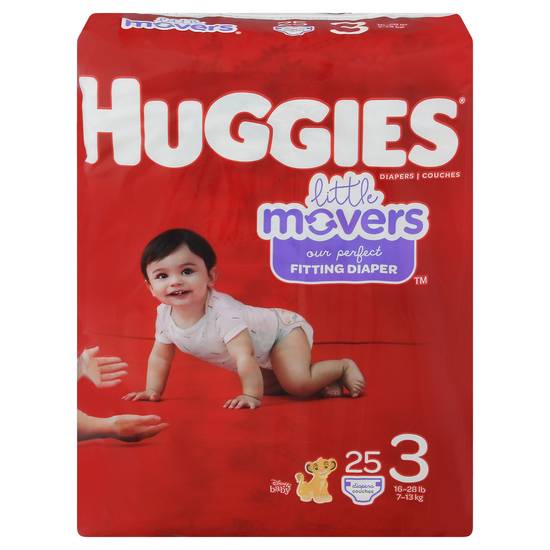 Huggies Little Movers Disney Baby Diapers Size 3