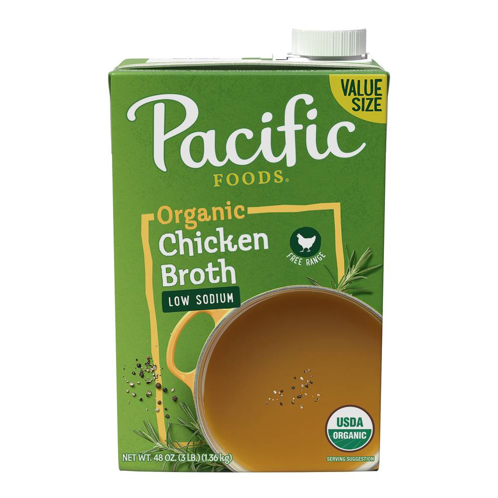 Pacific Foods Low Sodium Organic Free Range Chicken Broth