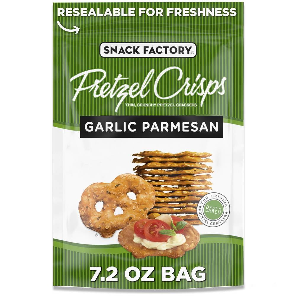 Snack Factory Garlic Parmesan Pretzel Crisps