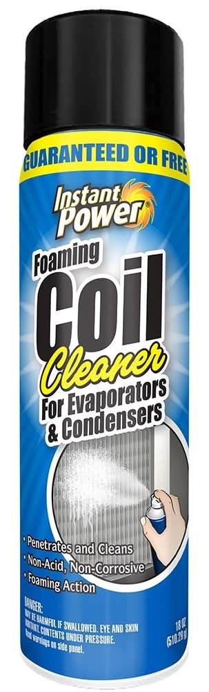 Instant Power HVAC Foaming Coil Cleaner Aerosol Coil cleaner