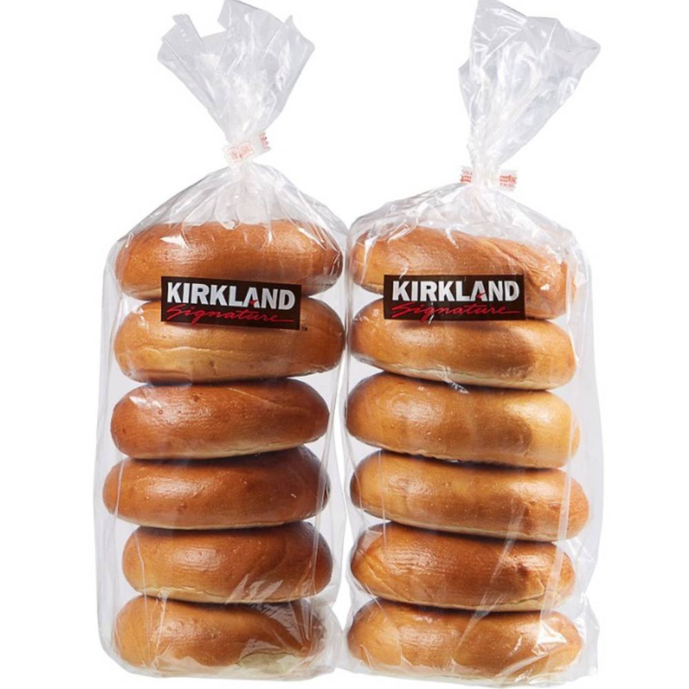 Kirkland Signature Plain Bagels (12 ct)