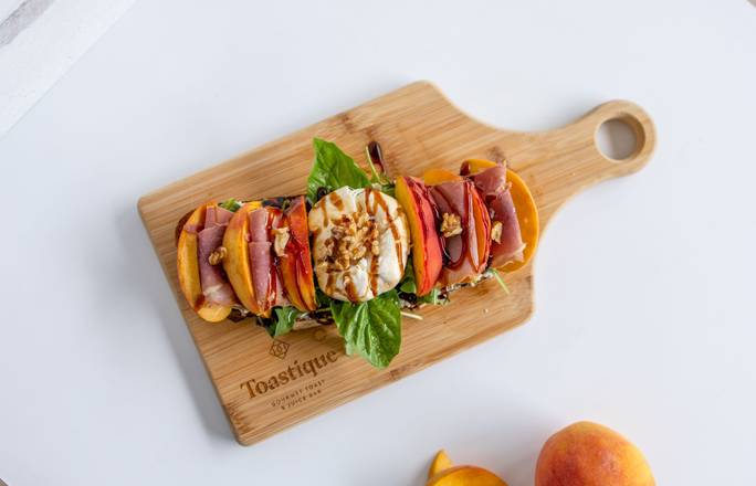 Peach & Prosciutto Toast