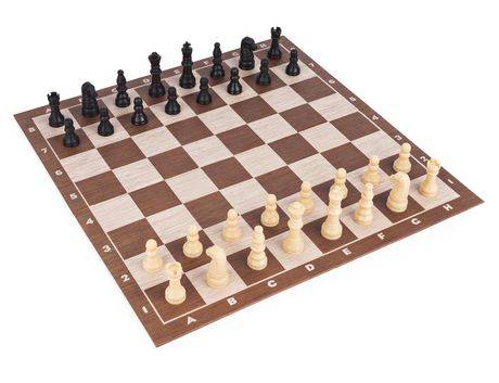 Traditions, Chess Set with Folding Chess Board and Chess Pieces 2-Player Strategy Board Game, for Adults and Kids Ages 8 and up