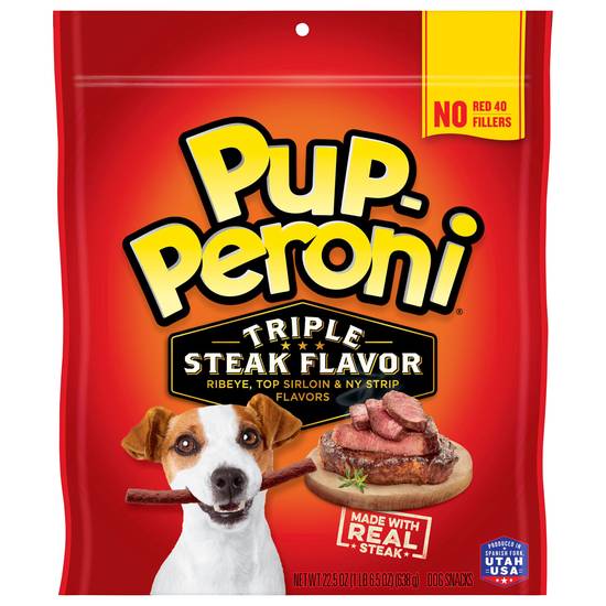 Pup-Peroni Triple Steak Flavor Dog Treats (22.5 oz)
