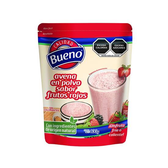 Avena En Polvo Para Bebidas Frutos Rojos Calidad Bueno