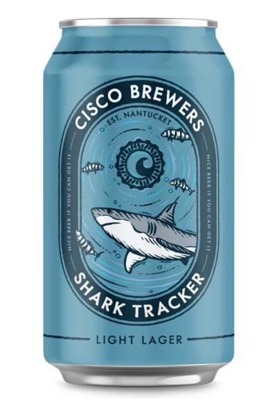 Cisco Brewers Shark Tracker Light Lager (12x 12oz cans)