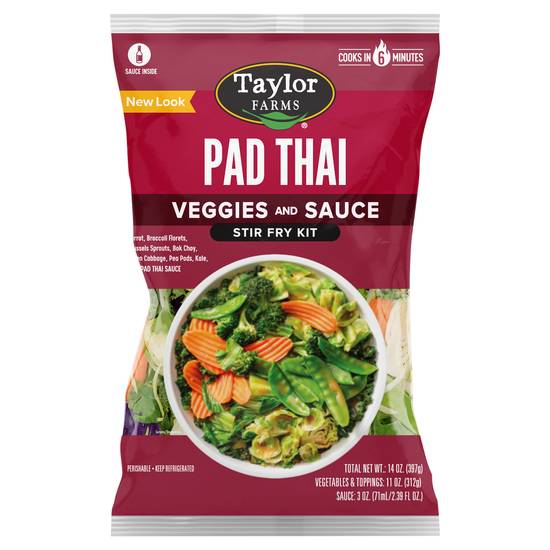 Taylor Farms Veggies & Sauce Pad Thai Stir Fry Kit