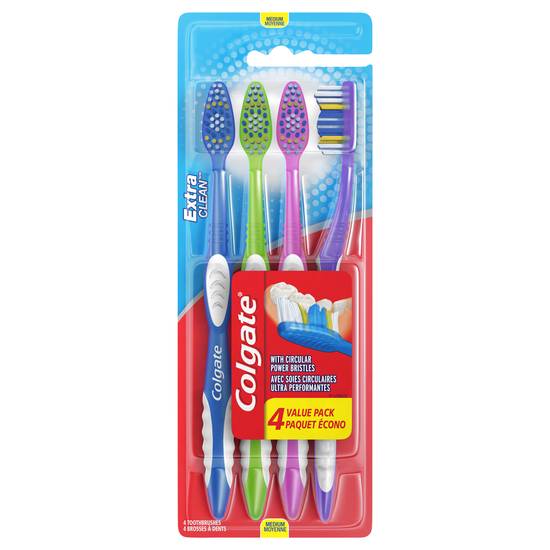 Colgate Extra Clean Toothbrush (4 ct)