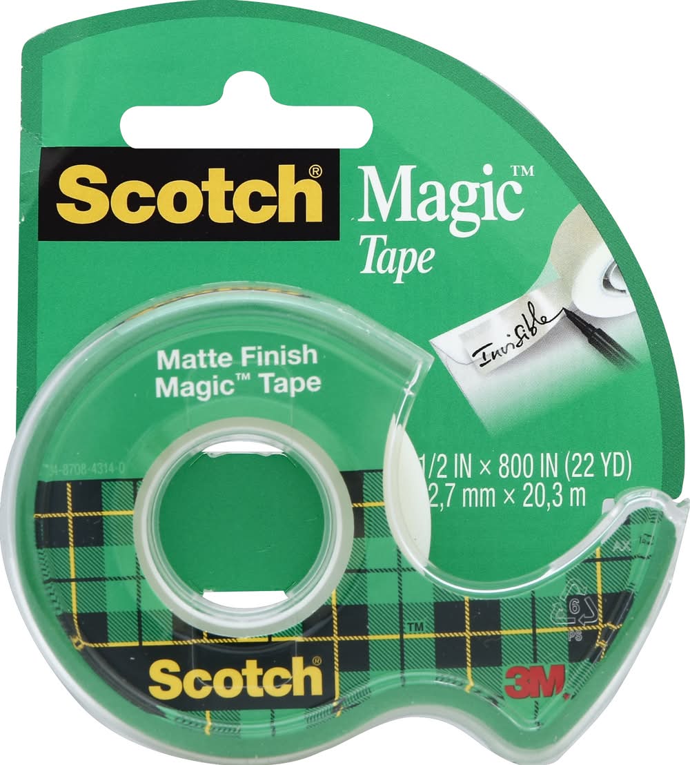 Scotch Magic Matte Finish Tape (1.6 oz)