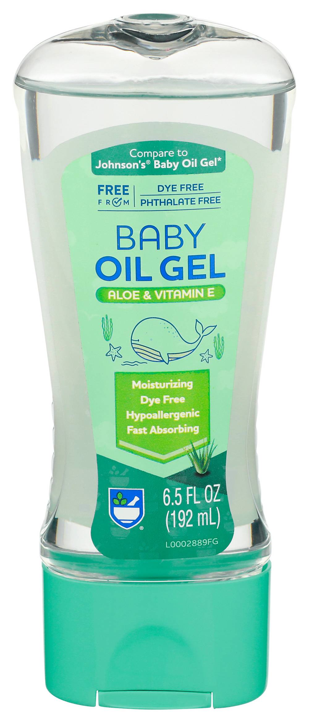 Johnson's Baby Gel Oil With Aloe & Vitamin E (6.5 fl oz)