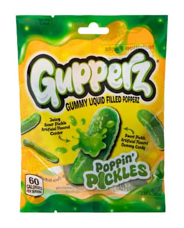 Gupperz® Poppin' Pickles Gummy Liquid Filled Candy 2.54oz