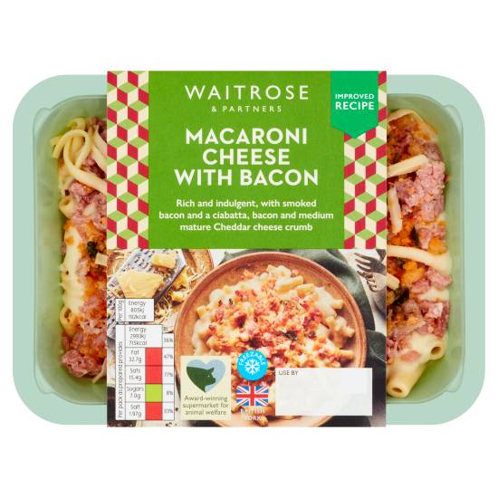 Waitrose & Partners Macaroni Cheese With Bacon 
