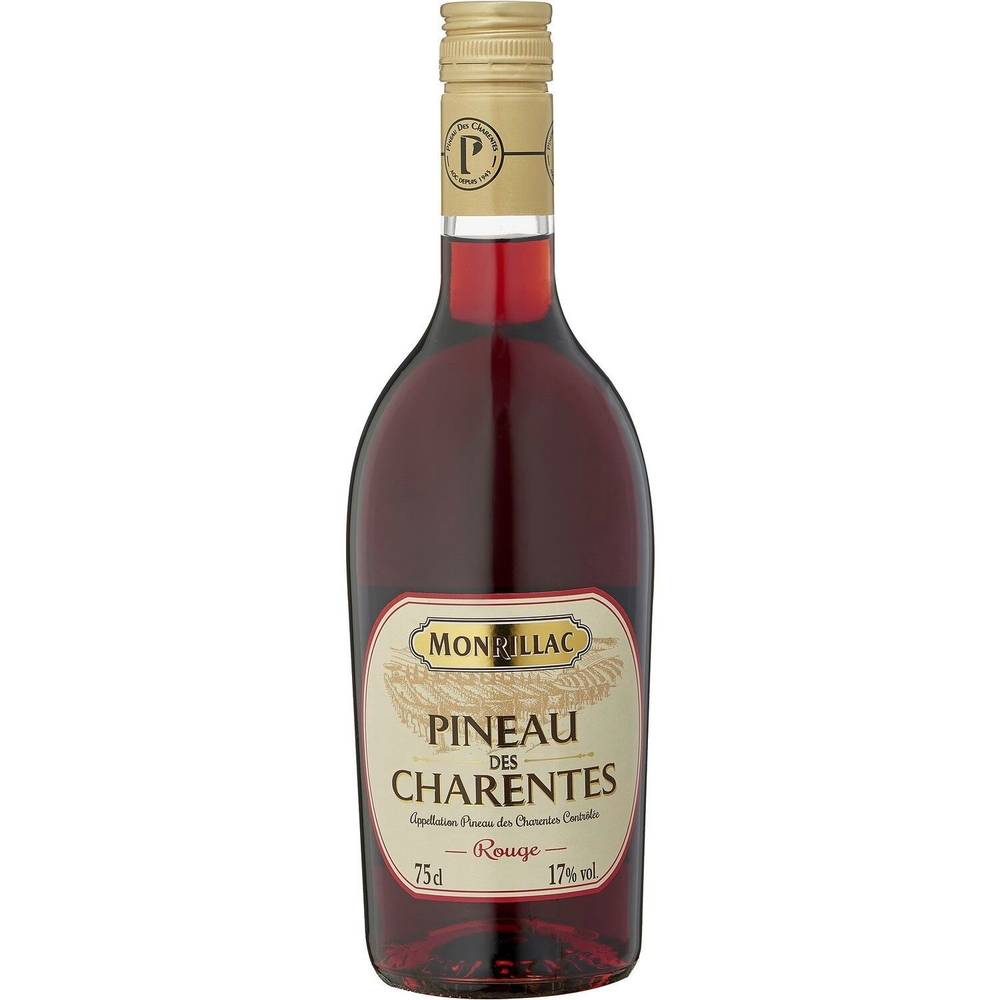Monrillac - Pineau des charentes rouge (750 ml)