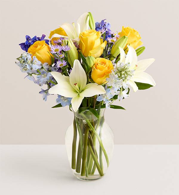 Bright Blue Skies Bouquet - Large