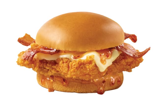 Hot Honey Hand-Breaded Chicken Sandwich