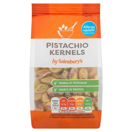 Sainsbury's Pistachio Nuts 100g