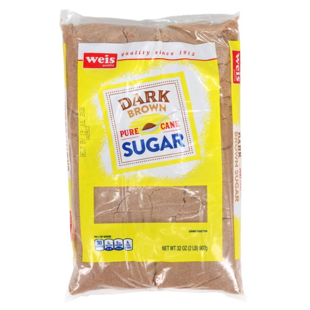 Weis Dark Brown Pure Cane Sugar (32 oz)