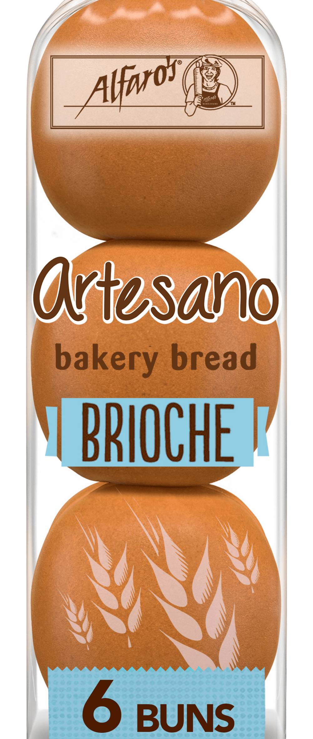 Alfaro's Artesano Brioche Buns (1.02 lbs, 6 ct)