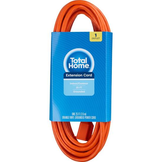 Total Home 25 Foot Grounded Power Cord