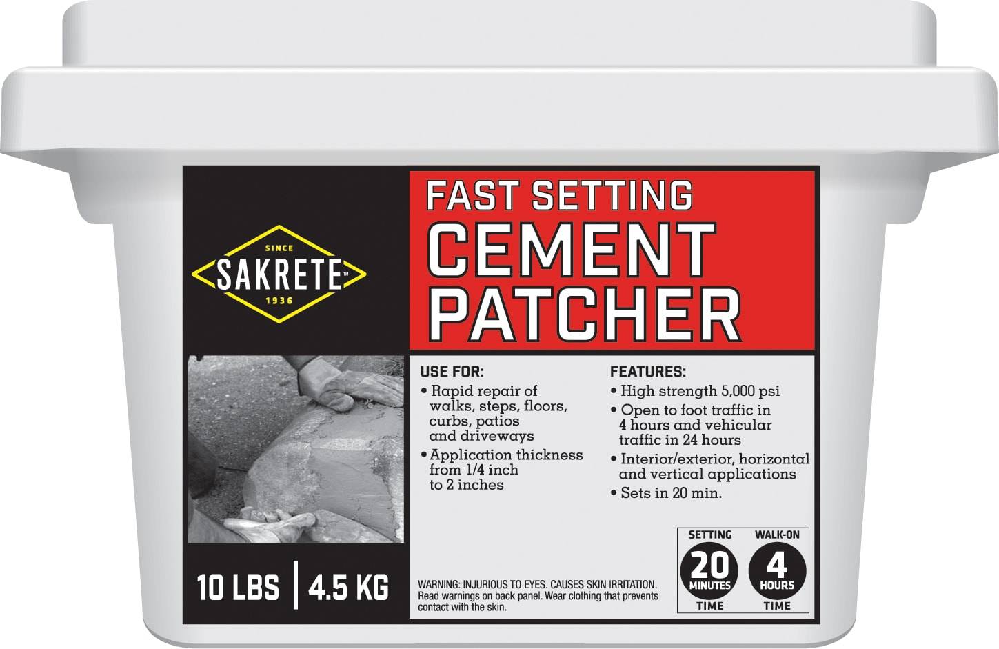 Sakrete Fast Setting 10-lb Concrete Patch | NA