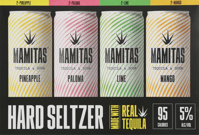 Mamitas Variety pack Assorted Hard Seltzer (8 pack, 12 fl oz)
