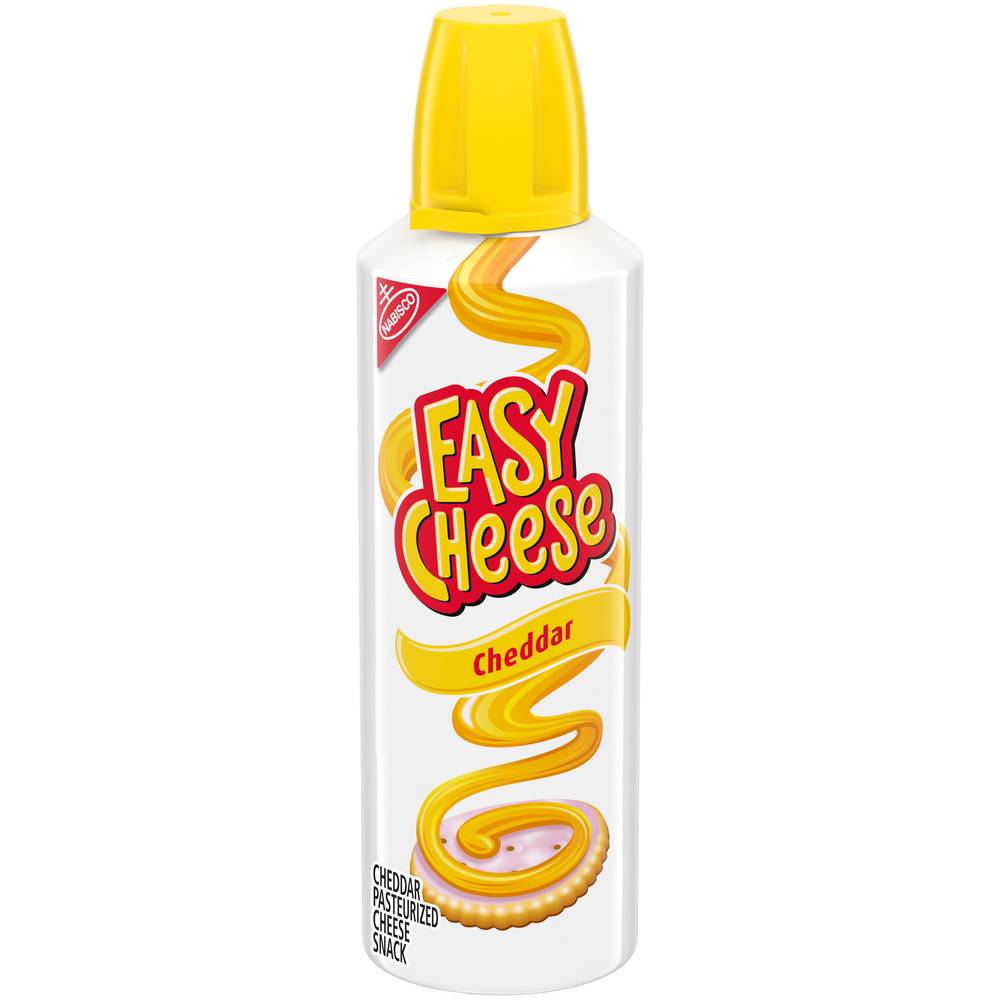 Easy Cheese Cheddar Cheese Snack (8 oz)