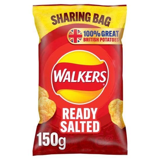 Walkers Crisps Ready Salted 150g