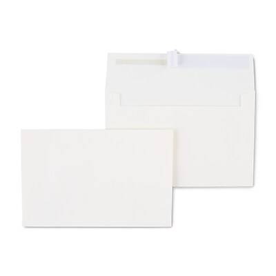 Staples EasyClose Invitation Envelopes, 5.75 x 8.75, Ivory, 100/Box (473955/19195)