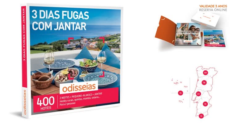 3 Dias Fugas com Jantar