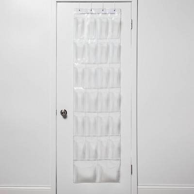 Room Essentials Over-The-Door Shoe Organizer Clear