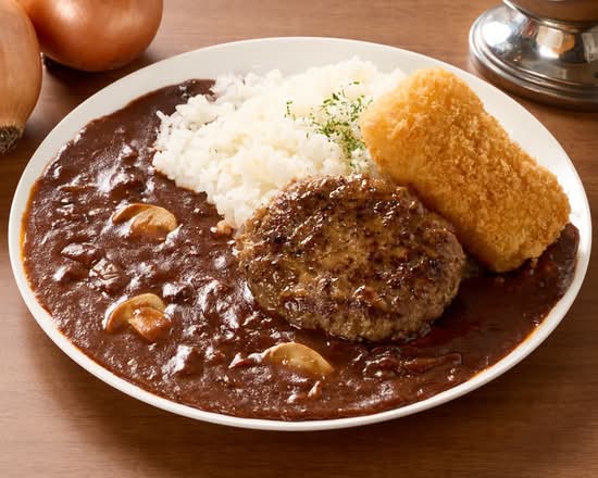洋食屋のオムライス&ハヤシ】しあわせのグリル亭 口田南店 Happy Grill