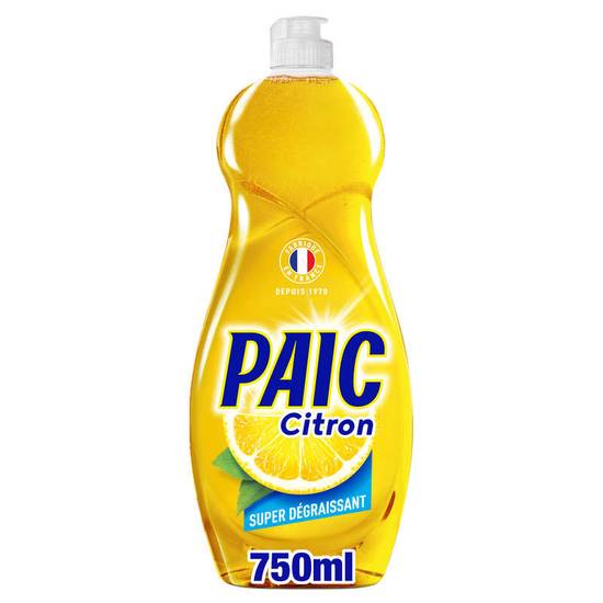 Paic  -  Liquide Vaisselle Super Dégraissant Citron  - 750ml