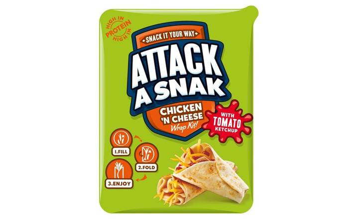 Attack A Snak Chicken 'N Cheese Wrap Kit (405225)