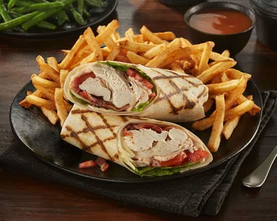 Rotisserie Chicken Club Wrap