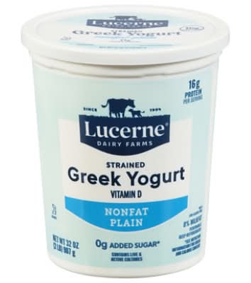 Lucerne Nonfat Plain Greek Yogurt (32 oz)