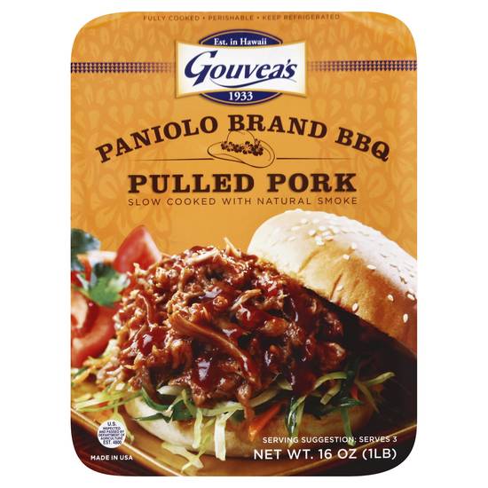 Gouvea's Paniolo Bran Bbq Pulled Pork