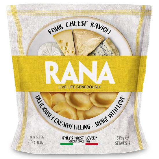 Rana Four Cheese Ravioli 325g