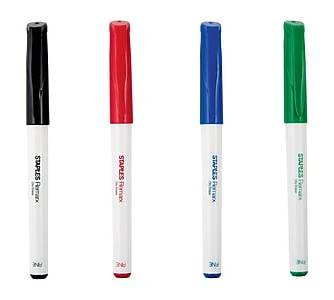 Staples Remarx Dry Erase Markers, Fine Point, Assorted, 4/Pack (29207)