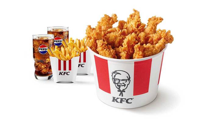 Bucket meal 10 Crispy Tenders Large