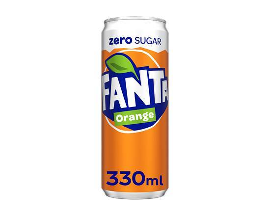 0,33 Fanta Orange No Sugar