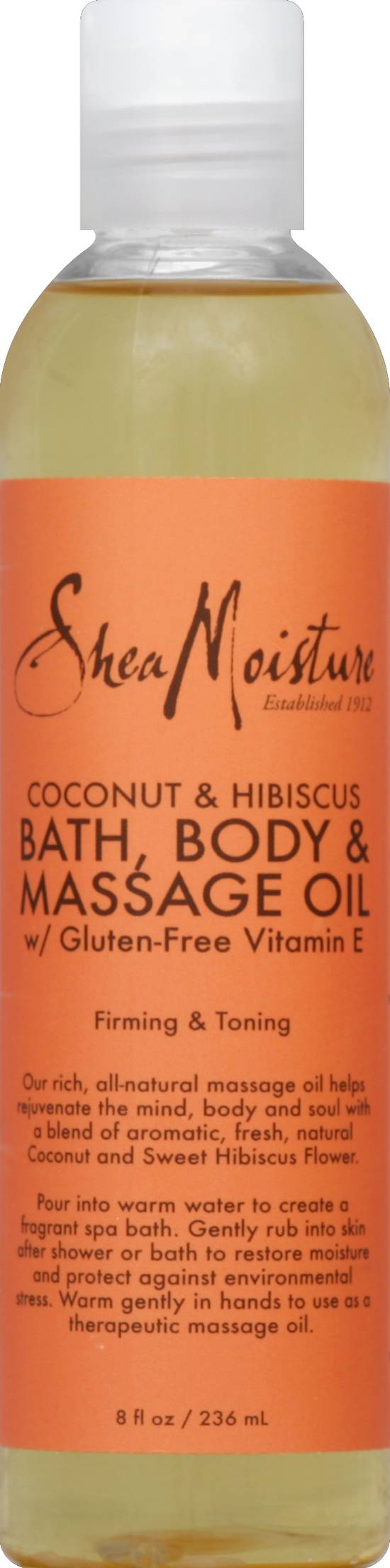 Shea Moisture Coconut & Hibiscus Bath, Body & Massage Oil