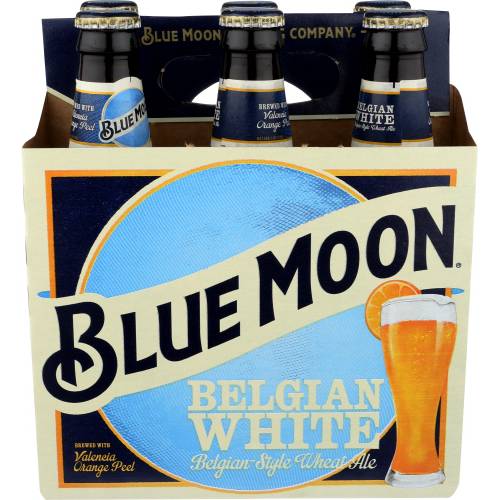 Blue Moon Belgian White Ale 6 Pack Bottles