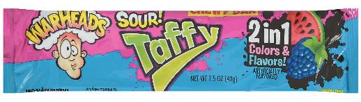 Warheads Sour Taffy Candy