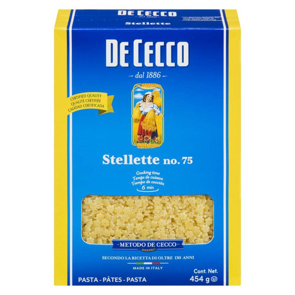 De Cecco Pasta Stellette No. 75 (454 g)