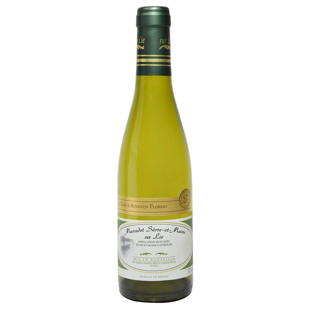 La Cave d'Augustin Florent - Vin blanc Loire muscadet sèvre et maine sur lie domestique (375 ml)